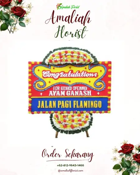 Sewa Papan Bunga Mareku